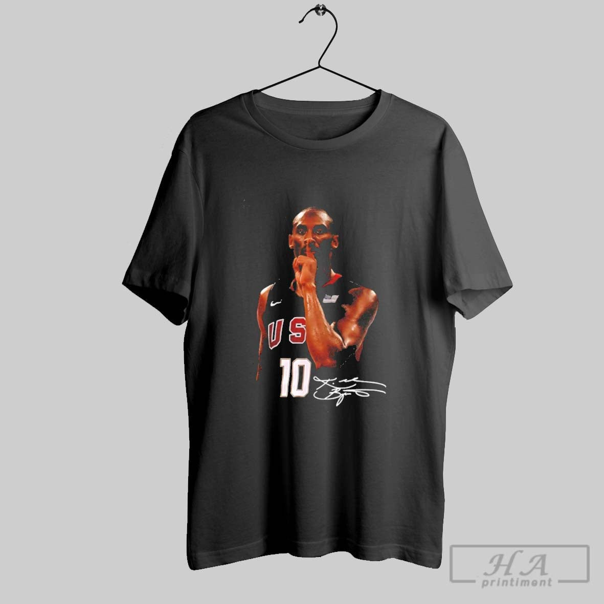 Kobe Bryant Usa Team No 10 Signature Graphic Unisex