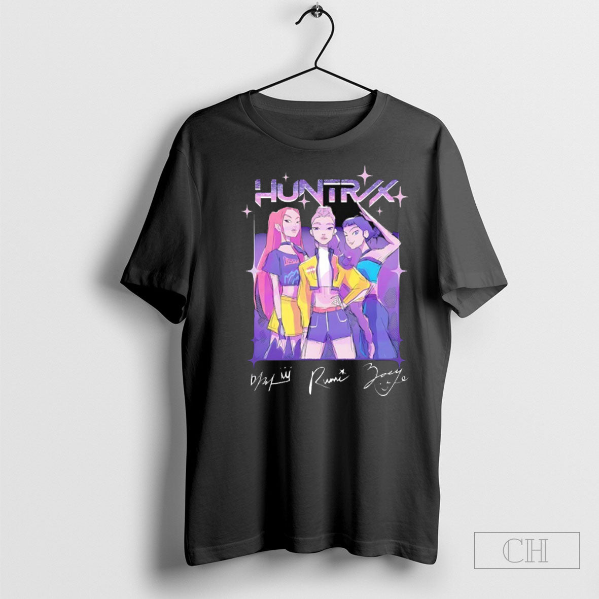 Kpop Demon Hunters Huntr X Sketch Signature Unisex