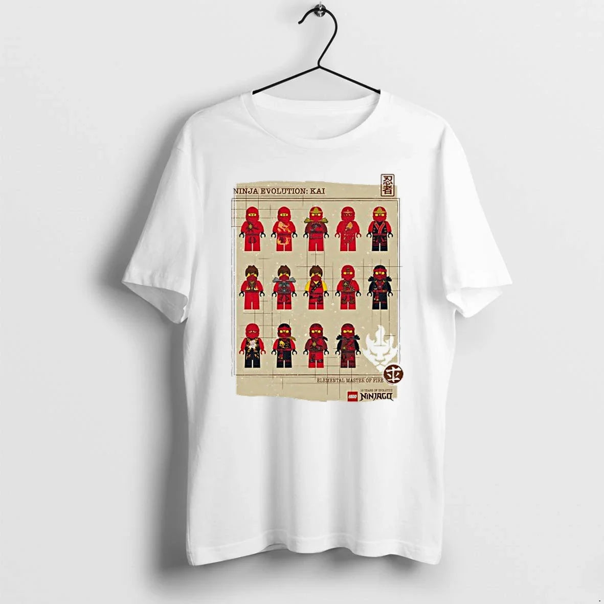 Lego Ninja Evolution Kai Elemental Master Of Fire Tshirts Sweater Unisex