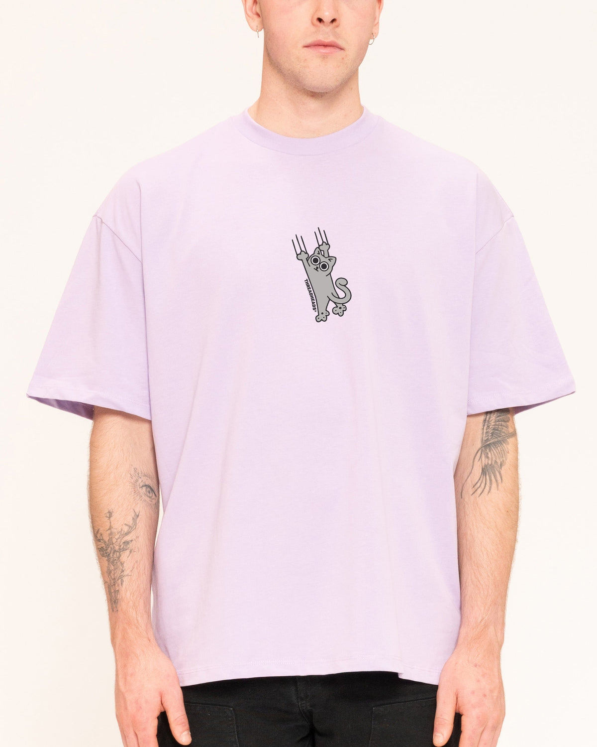 Falling Cat Oversized Tee Unisex