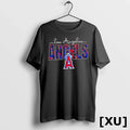 Los Angeles Angels Skulls Floral Graphic Baseball Tshirts Sweater Unisex
