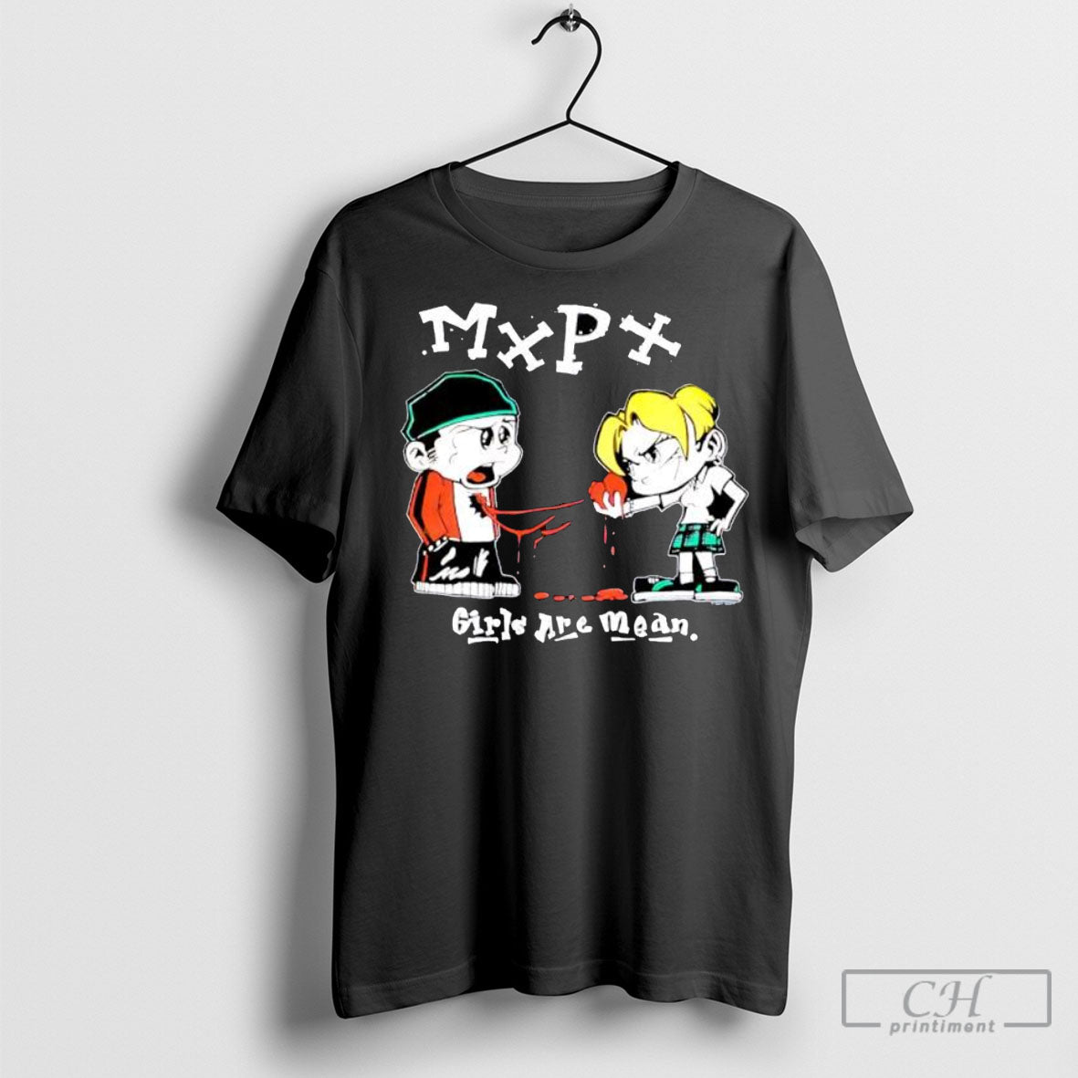 Mxpx Girls Are Mean Cartoon Shirts Unisex