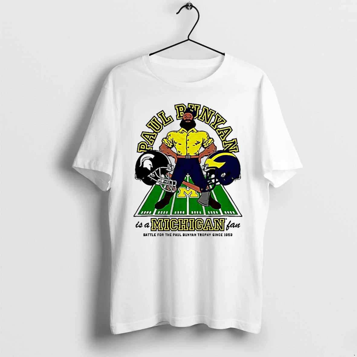 Michigan Wolverines Paul Bunyan Is A Michigan Fan Michigan State Spartans Tshirts Sweater Unisex