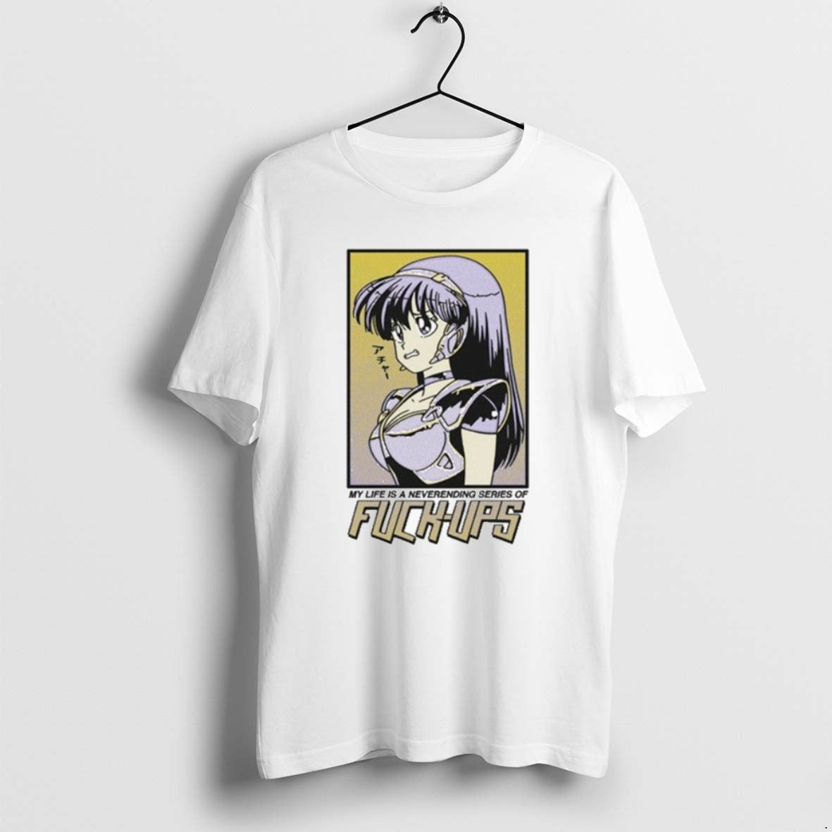 My Life Is A Neverending Series Of Fook Ups Waifu Anime T Shirts Unisex