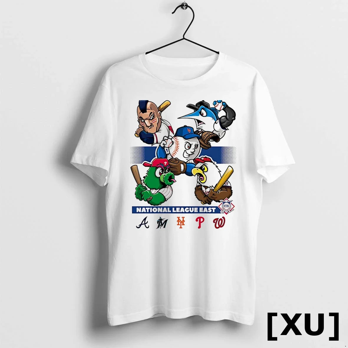 National League East Atlanta Braves Miami Marlins Ny Mets Phillies Washington Nationals Tshirts Sweater