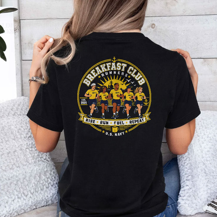 Navy Reserve Center Memphis Breakfast Club Runners T Shirt