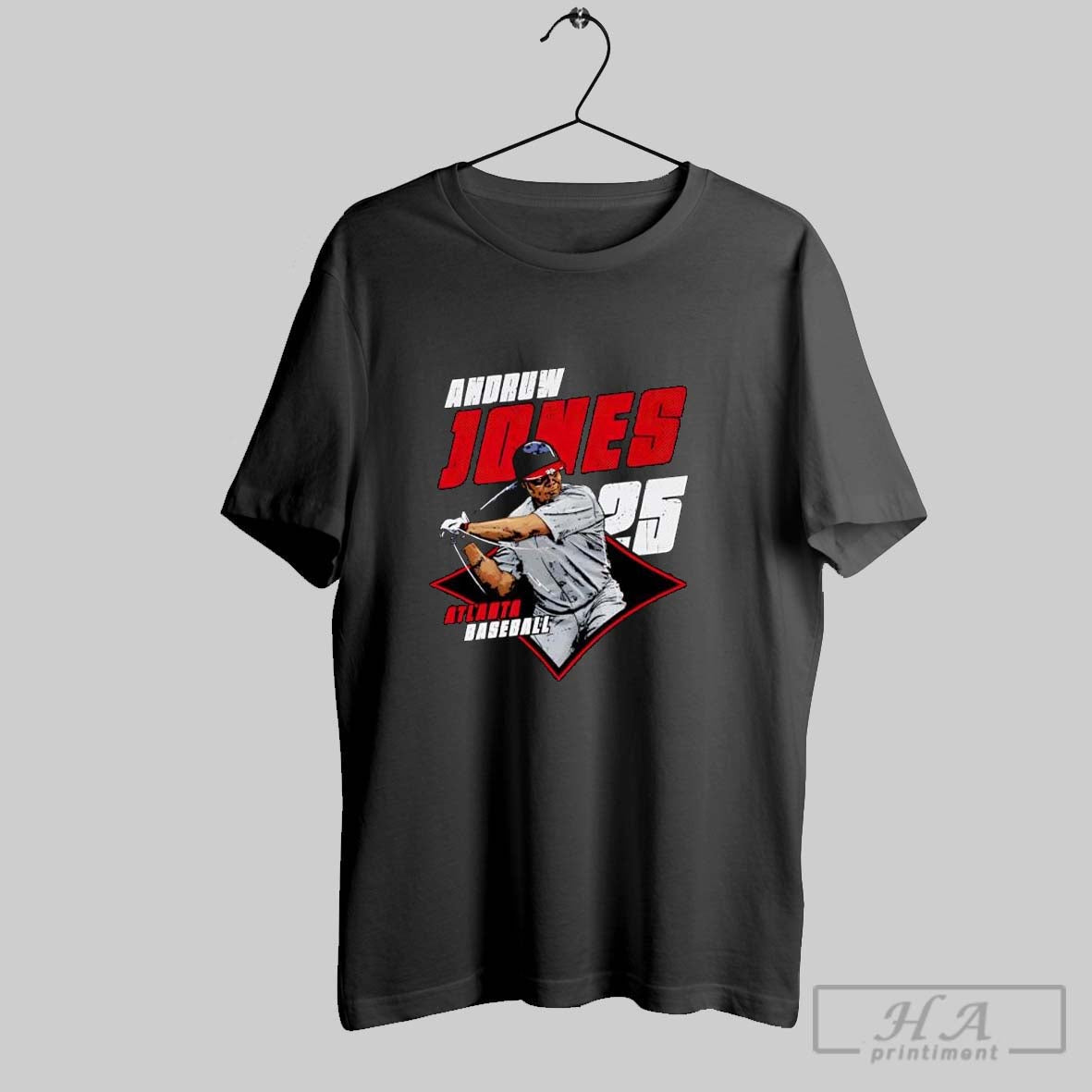 Official Andruw Jones Atlanta Diamond 25 Unisex