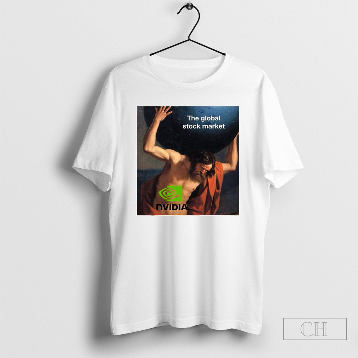 Official Awesome The Global Stock Market Nvidia Jesus Shirts Unisex