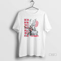 Official Clyde Drexler 22 Portland Trail Blazers Pose Graphic Mens White Tee Unisex