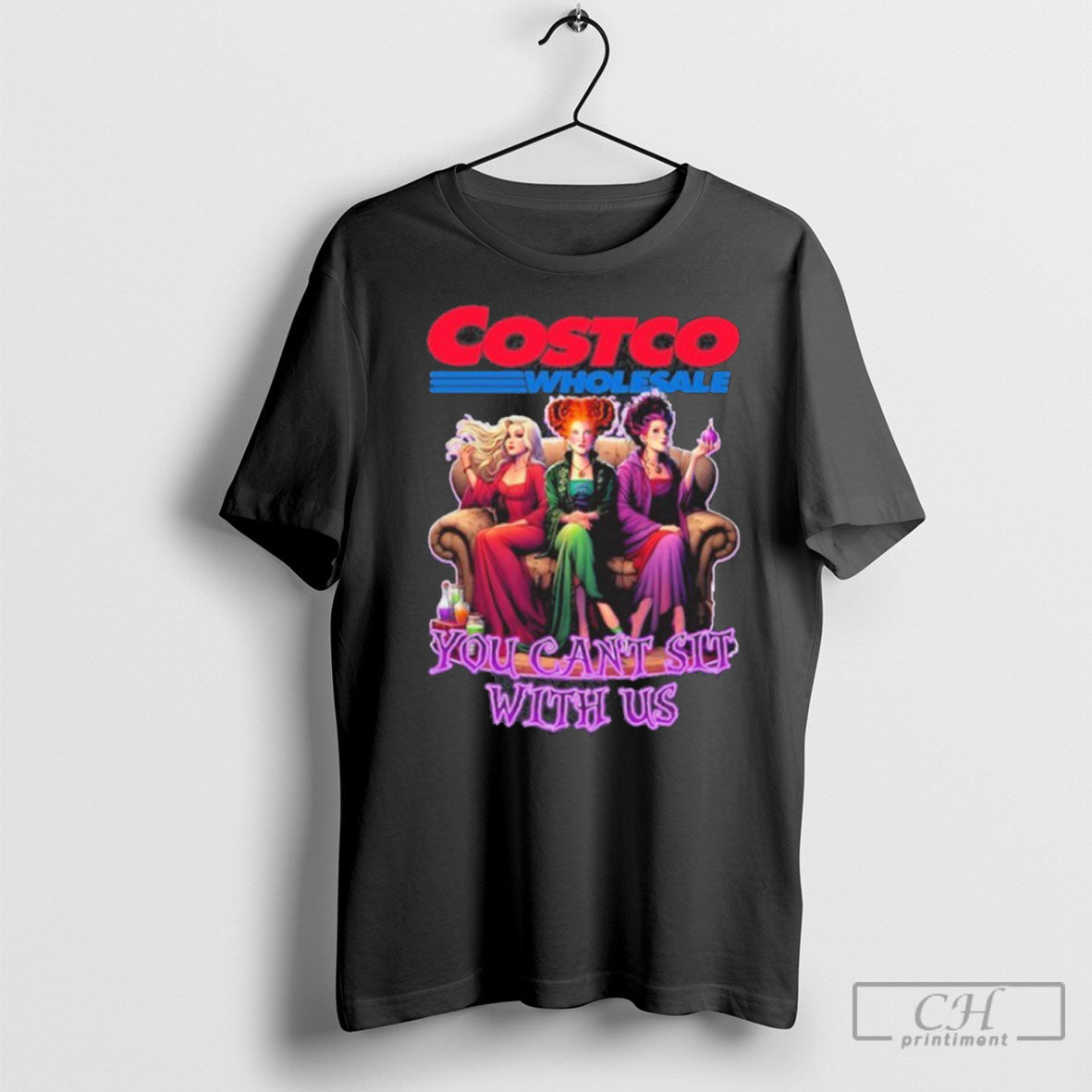 Official Costco Hocus Pocus You Cant Sit With Us Halloween Shirt Sweater Unisex