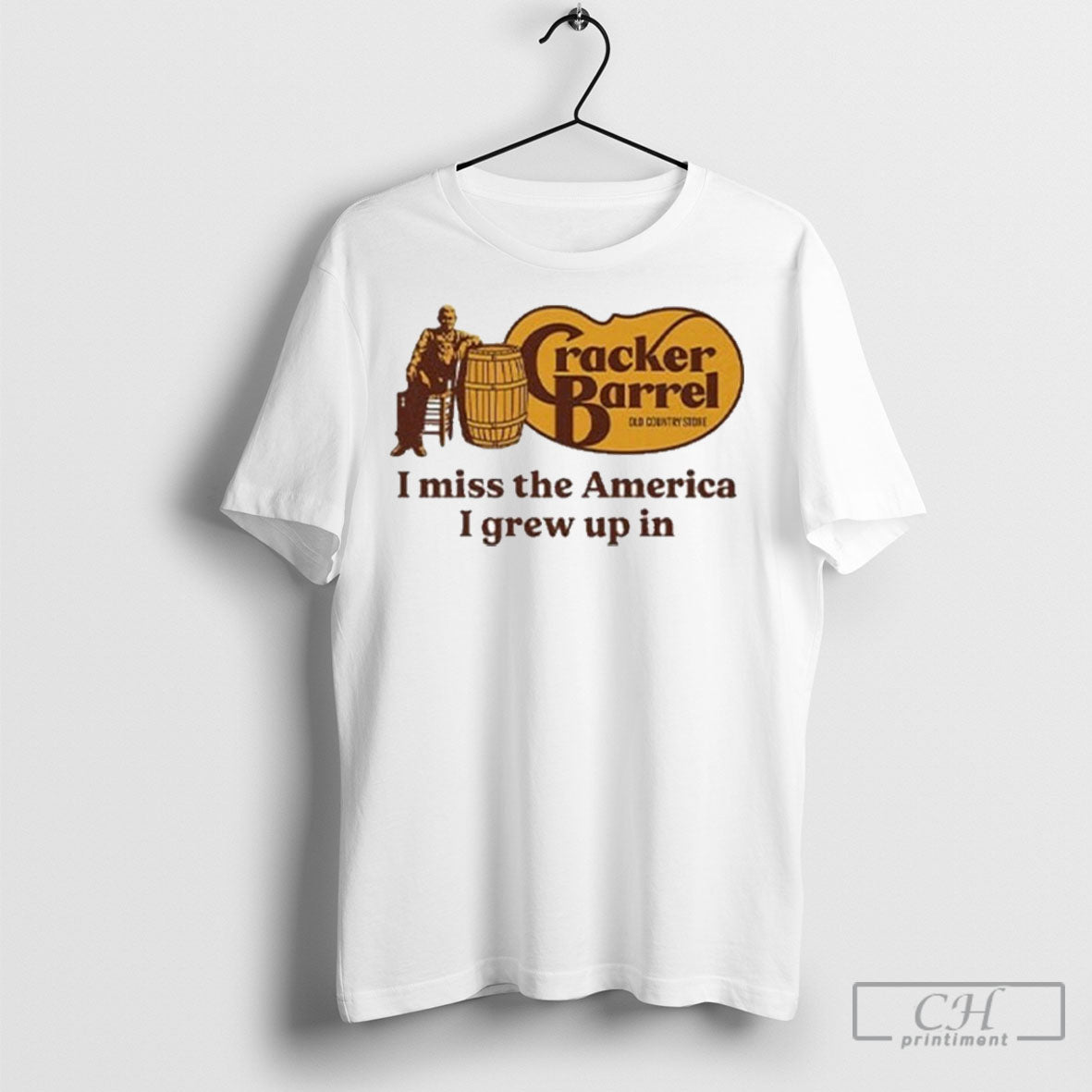 Official Cracker Barrel I Miss The America I Grew Up In Shirt Sweater Unisex