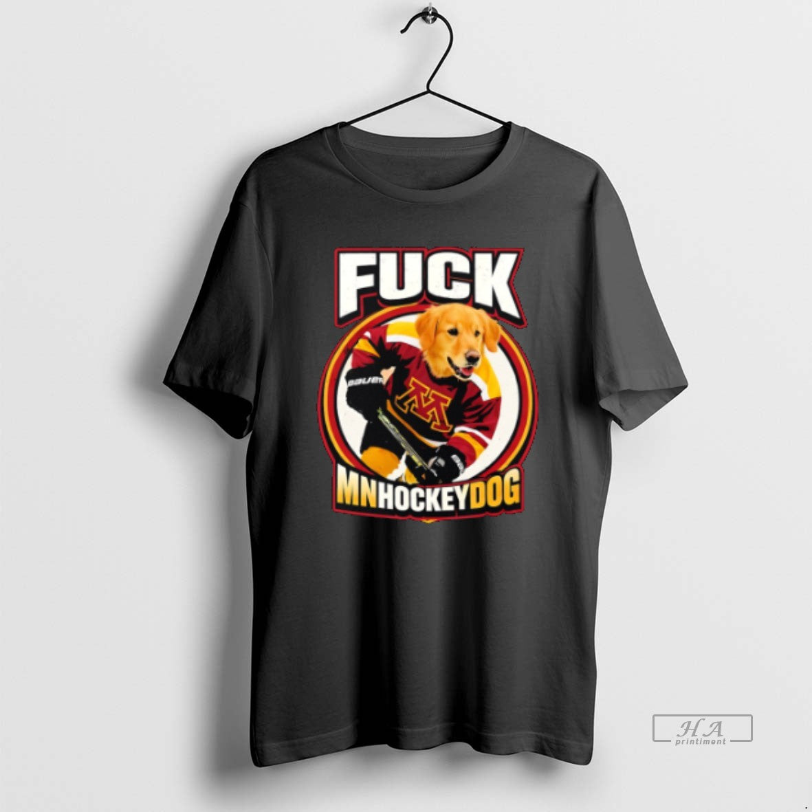Official Fck Mnhockey Dog Minnesota Golden Gophers Hockey Unisex