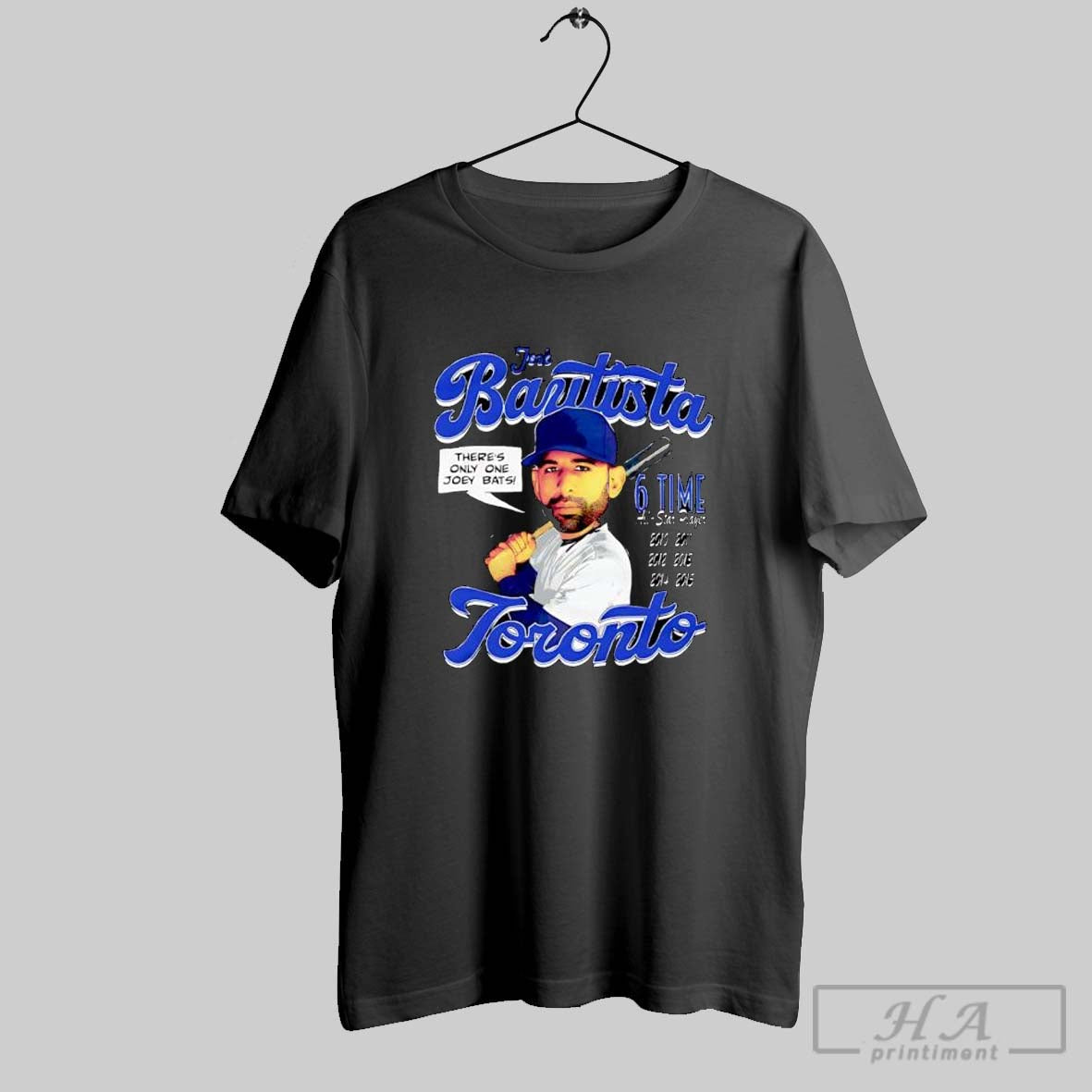 Official Jose Bautista Toronto Comic 6 Time Unisex
