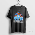 Official Kendrick Lamar Holding Grammy Cup I Love Israel Graphic Unisex