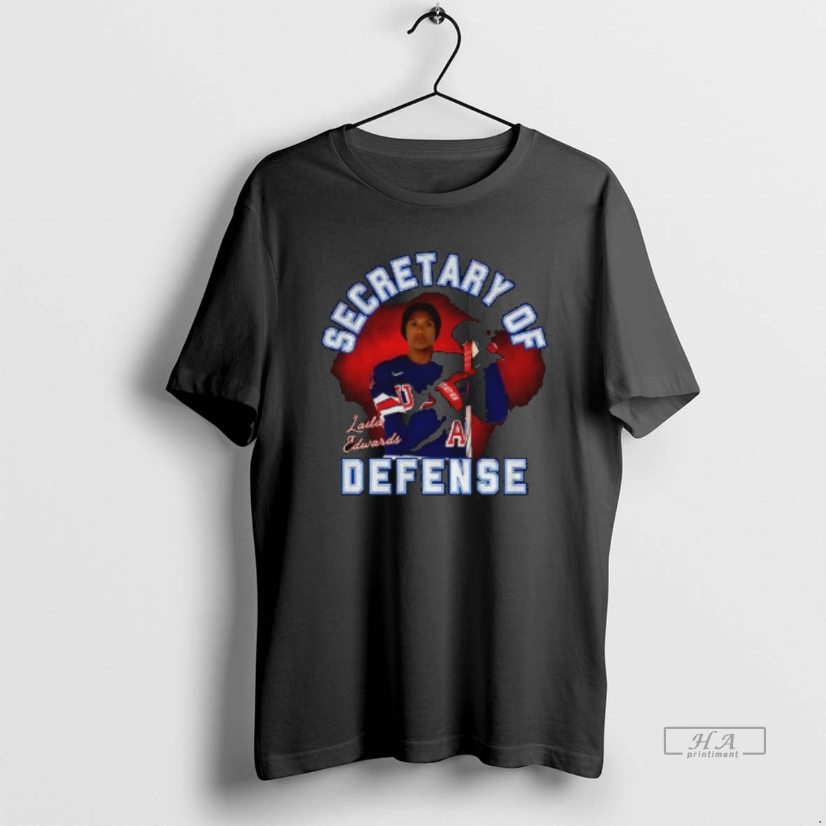 Official Laila Edwards Team Usa Hockey Secretary Of Defense Vintage Unisex