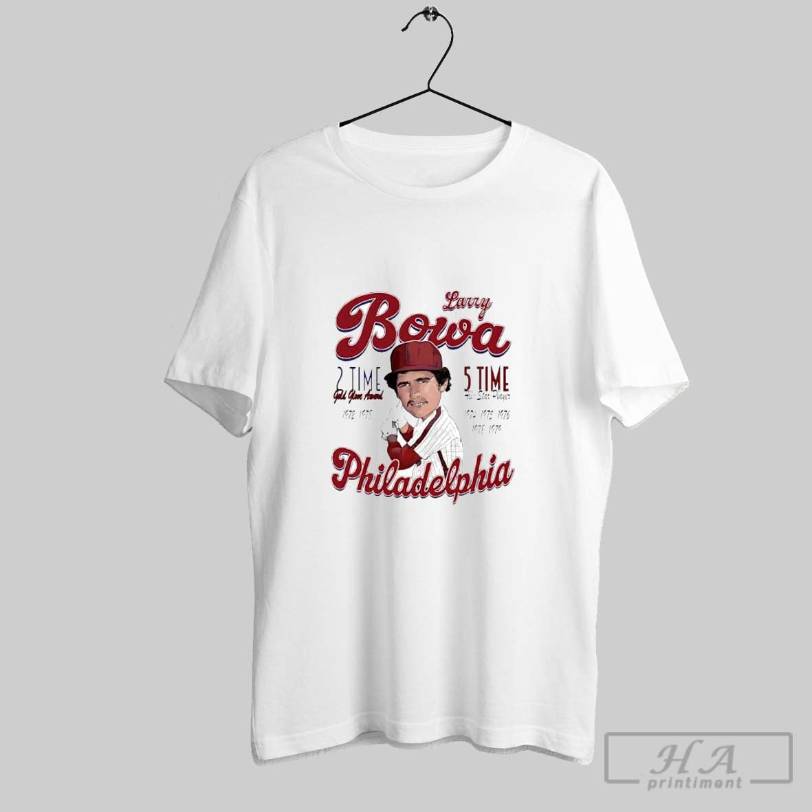 Official Larry Bowa Philadelphia Comic 5 Time All Star Player Unisex