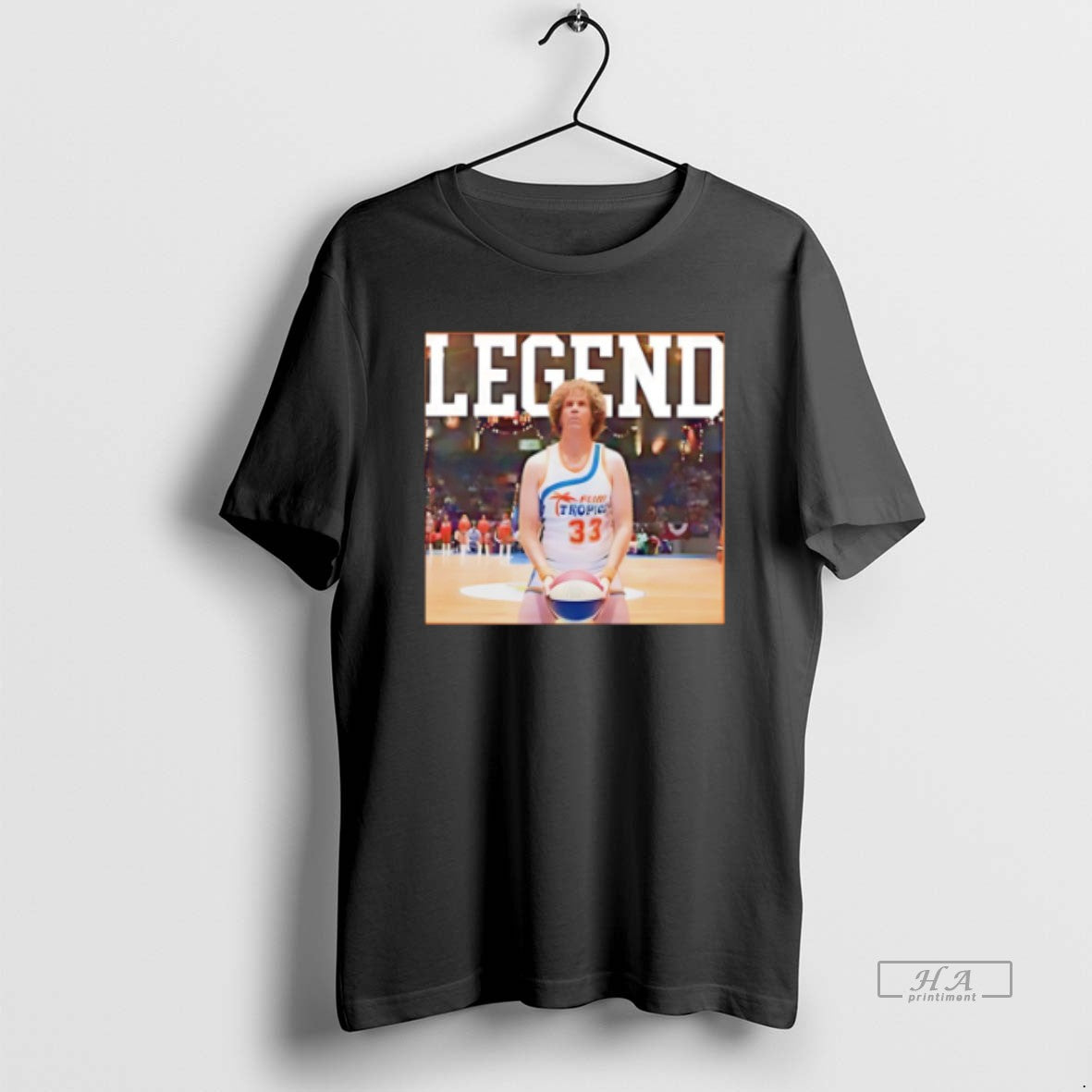 Official Legend Jackie Moon Flint Tropics By Will Ferrell In Semi Pro Movie Unisex