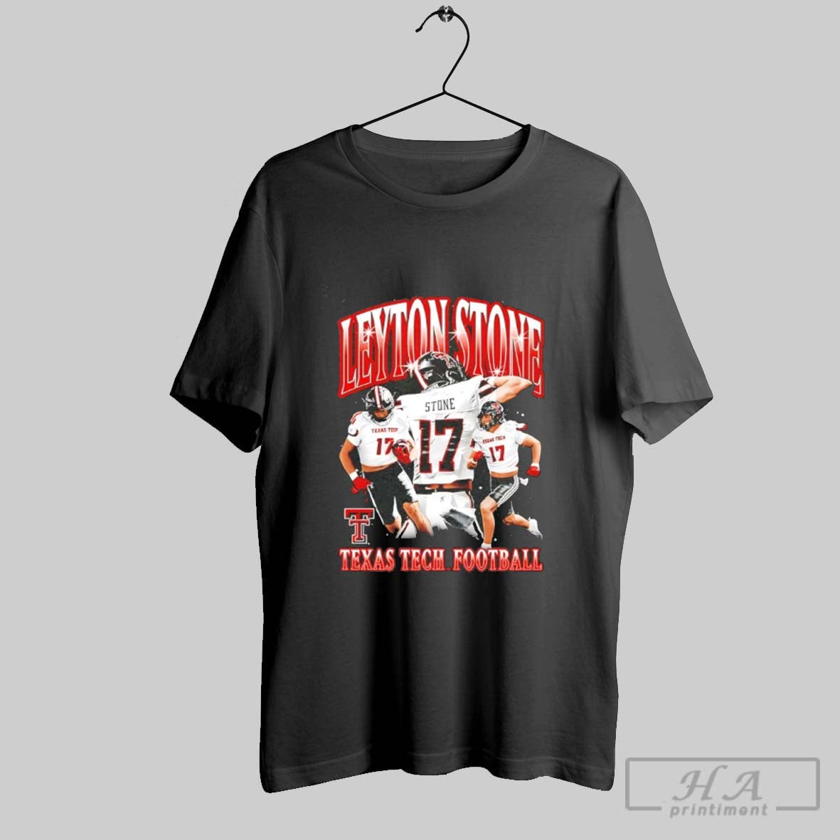 Official Leyton Stone Texas Tech Red Raiders Vintage Unisex