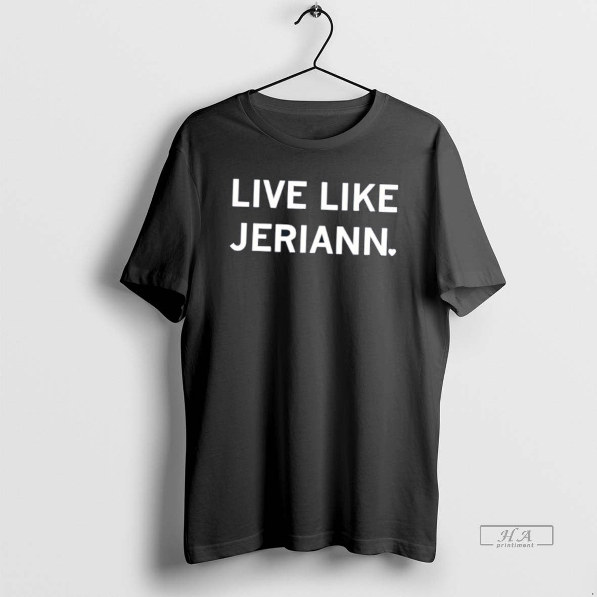 Official Live Like Jeriann Little Heart Shape Unisex
