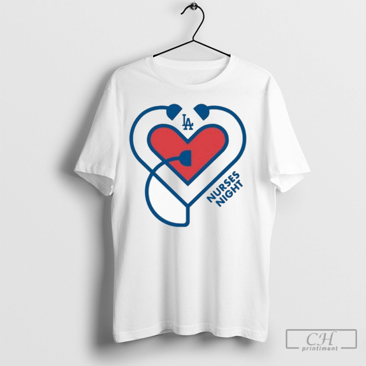 Official Los Angeles Dodgers Nurses Night Heart Sweater Unisex