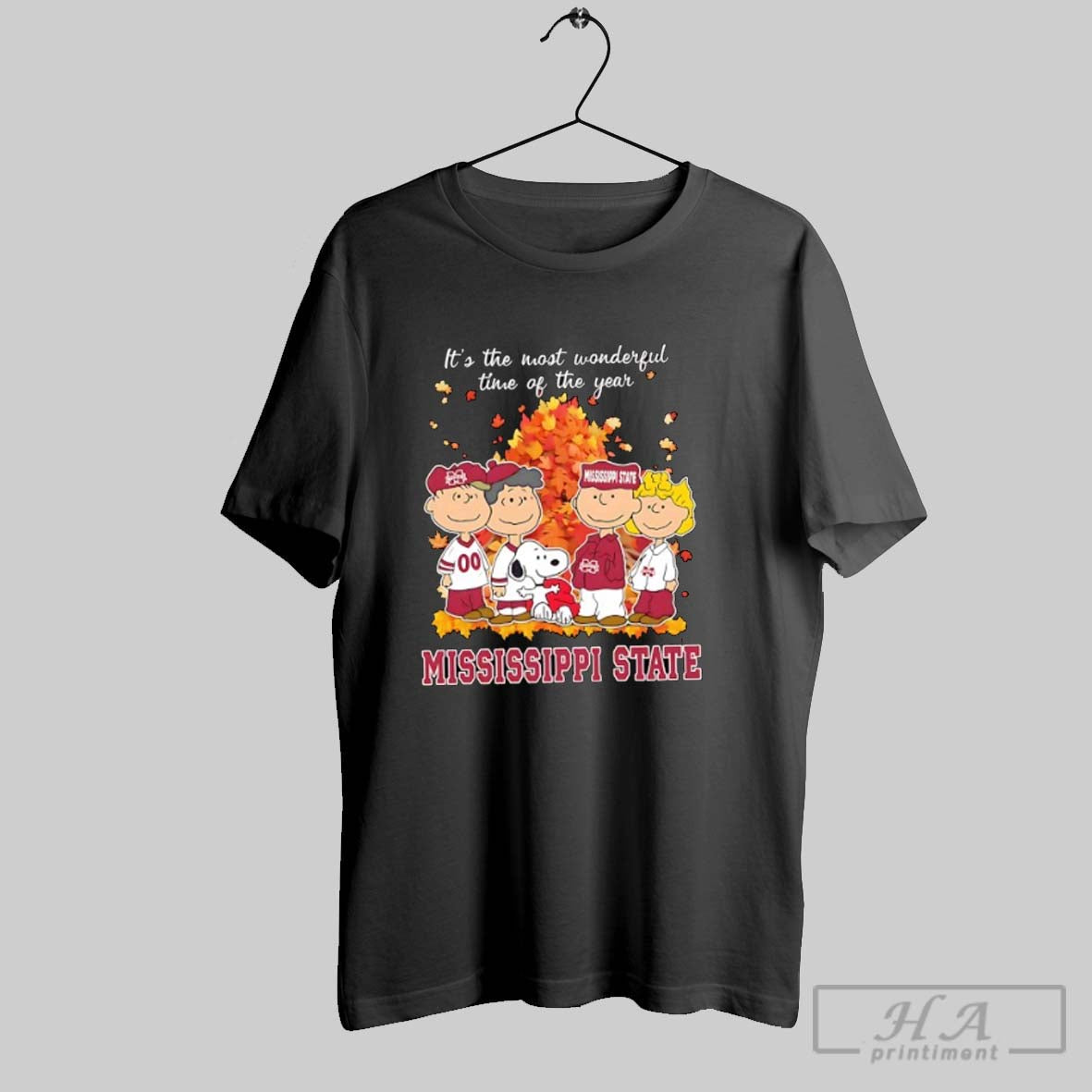 Official Mississippi State Bulldogs Peanuts Its The Most Wonderful Time Of The Year Unisex
