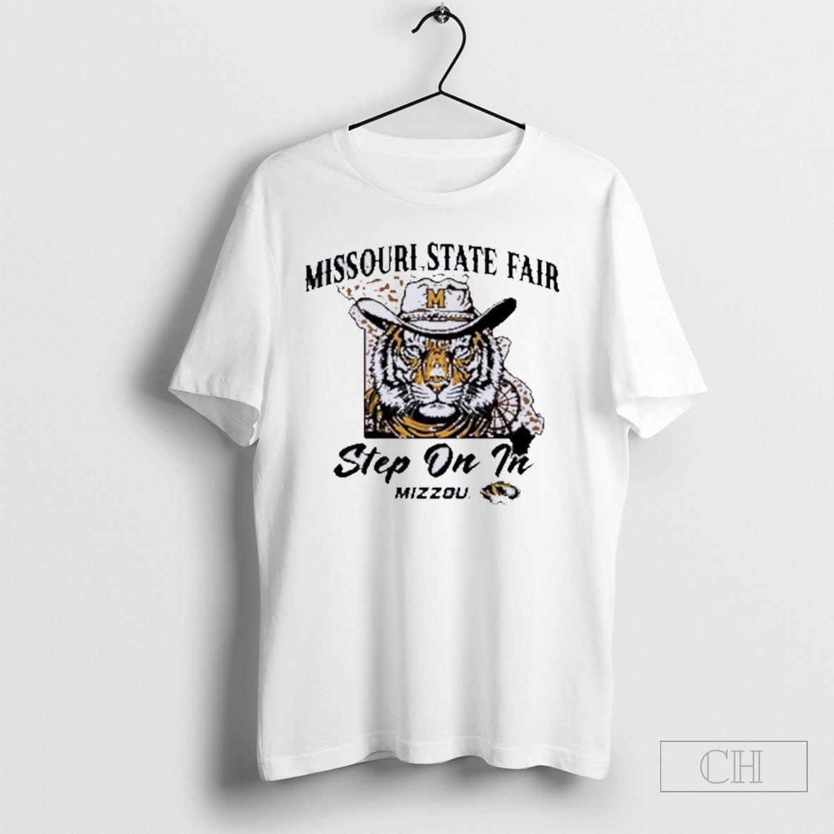 Official Mizzou Tigers Missouri State Fair 2025 Step On In Cowboy Hat Tiger State Of Unisex