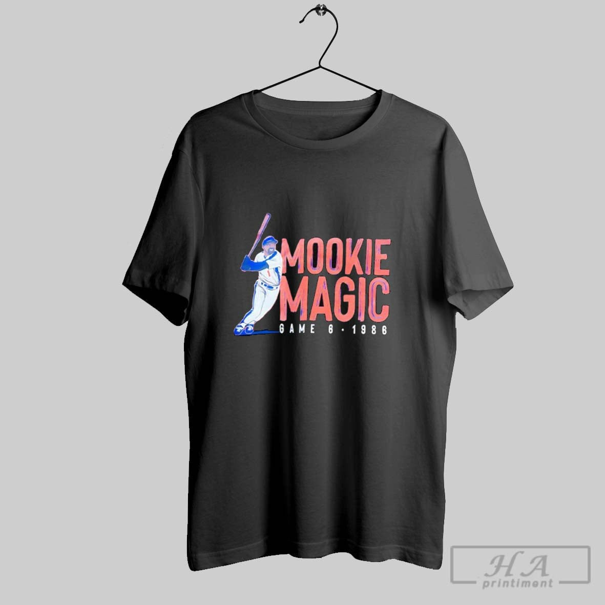 Official Mookie Wilson Magic New York Mets Baseball Game 6 1986 Unisex