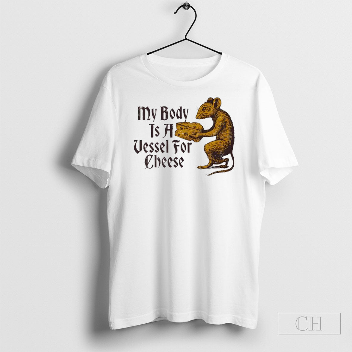 Official My Body Is A Vessel For Cheese Sweater Unisex