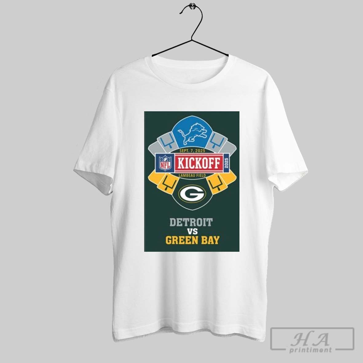 Official Official Funny Poster Green Bay Packers Vs Detroit Lions September 7 2025 Match Up