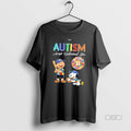 Official Peanuts Characters X Houston Astros Autism Awareness Accept Understand Love Unisex