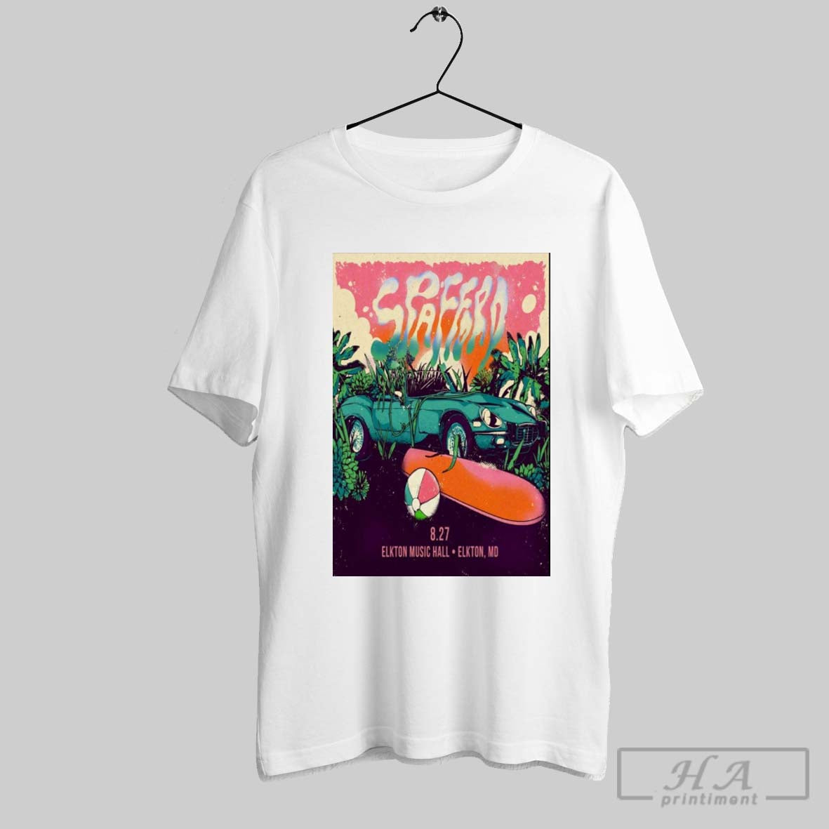 Official Poster Spafford August 27 2025 Elkton Music Hall In Elkton Md T Shirt Unisex