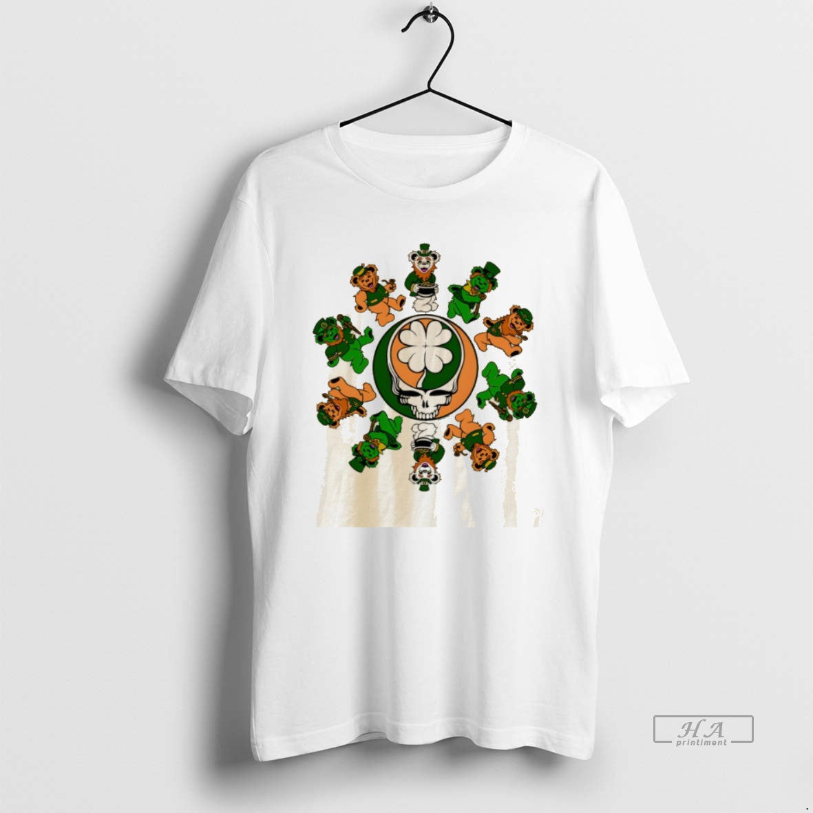 Official Round O Clover Tie Dye Grateful Dead St Unisex
