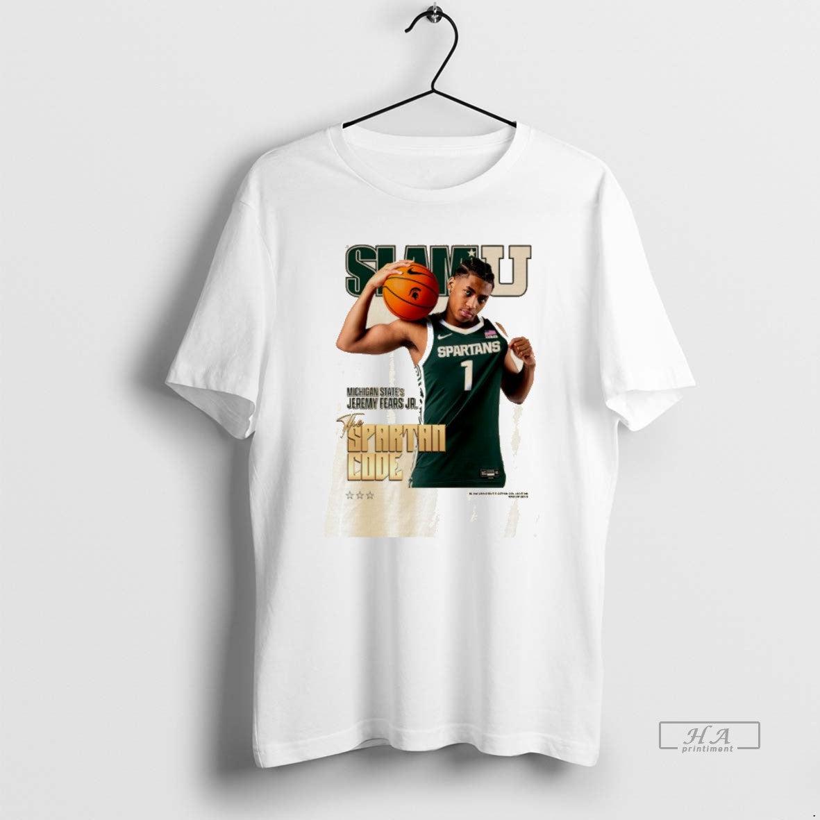 Official Slamu Michigan State Spartans Jeremy Fears Jr Unisex