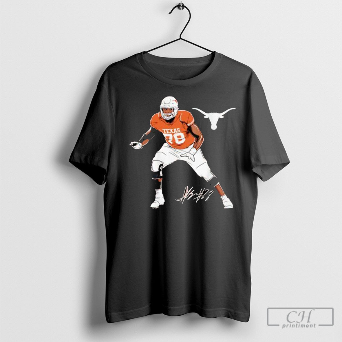 Official Texas Football Kelvin Banks Superstar Pose Player Signature Sweater Unisex