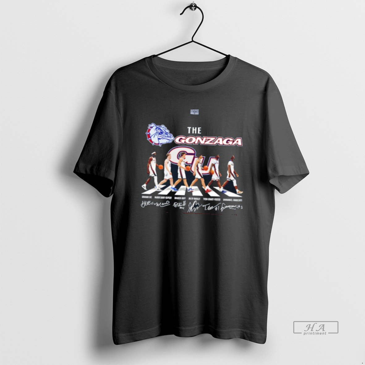 Official The Gonzaga Bulldogs Abbey Road Name And Signature Team Unisex