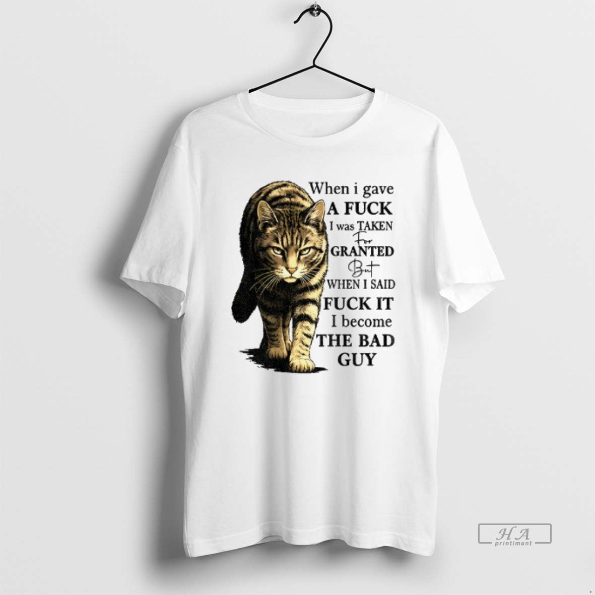 Official Trendy Cat When I Gave A Fuck I Was Taken For Granted But When Unisex