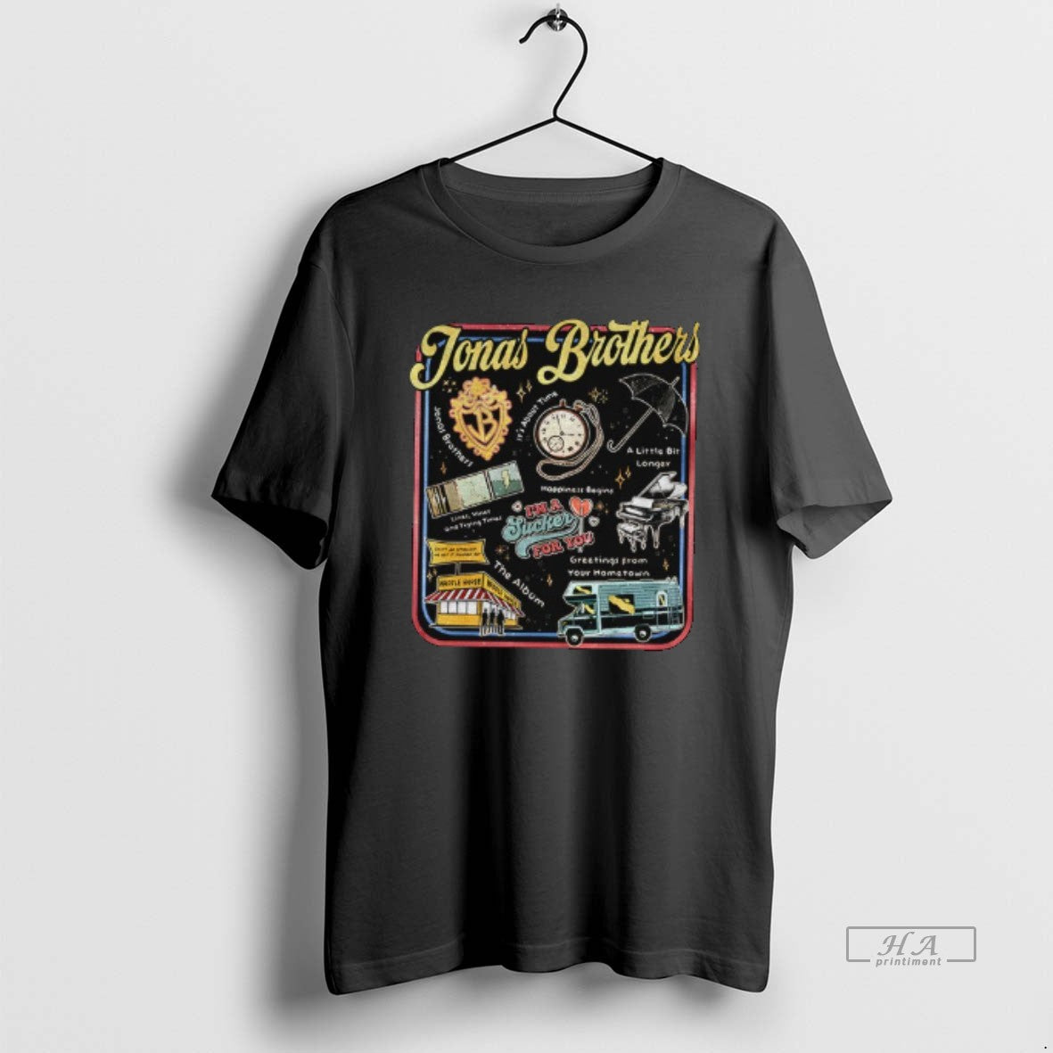 Official Trendy Jonas Brothers Greetings From Your Hometown Tour Jb Albums Unisex