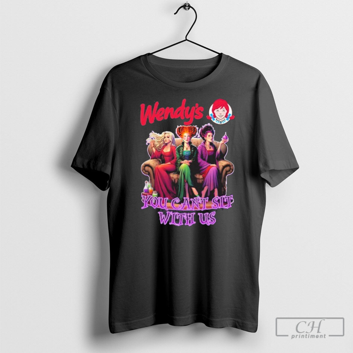 Official Wendys Hocus Pocus You Cant Sit With Us Halloween Shirt Sweater Unisex