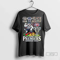 Officials 2025 Afl Grand Final Premiers Geelong Cats Mascot T Shirt Unisex