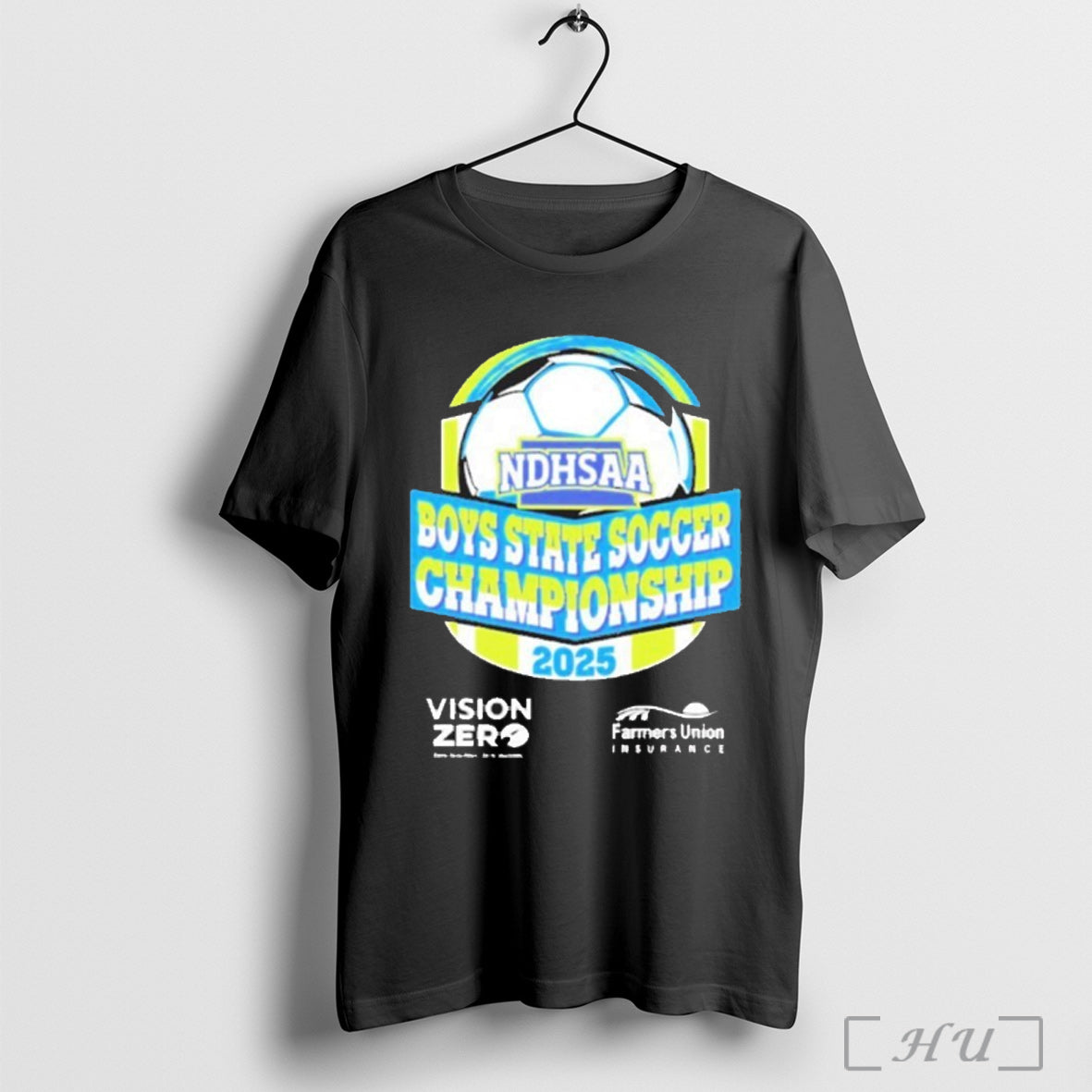 Officials 2025 Ndhsaa Boys State Soccer Championship Tournament Logo T Shirt Unisex