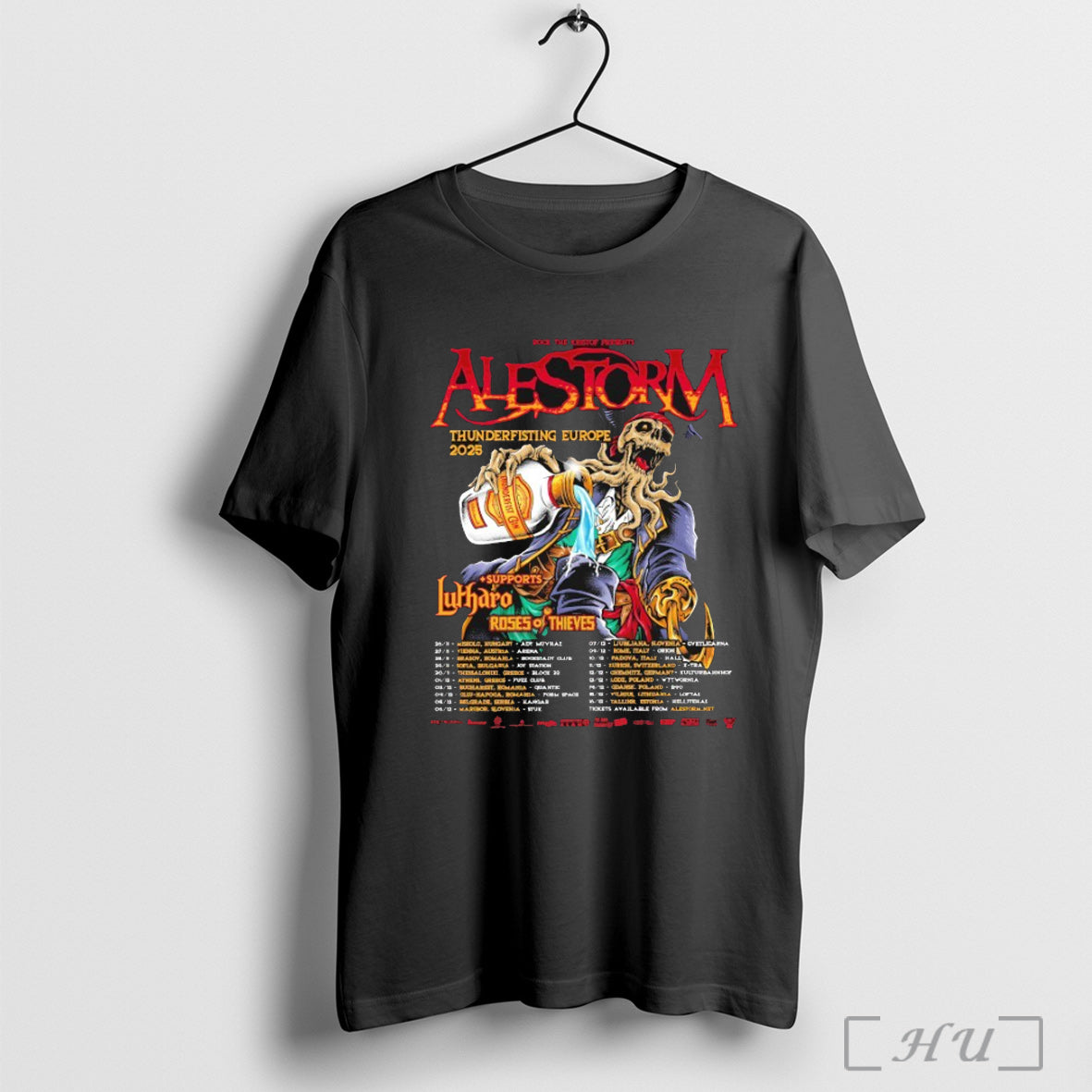 Officials Alestorm Thunderfisting Europe 2025 By Rock The Kristof Presents With Tour Dates