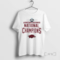 Officials Arkansas Razorbacks 2026 Ncaa Mens Indoor Track Field National Champions Premium T Shirts Sweater