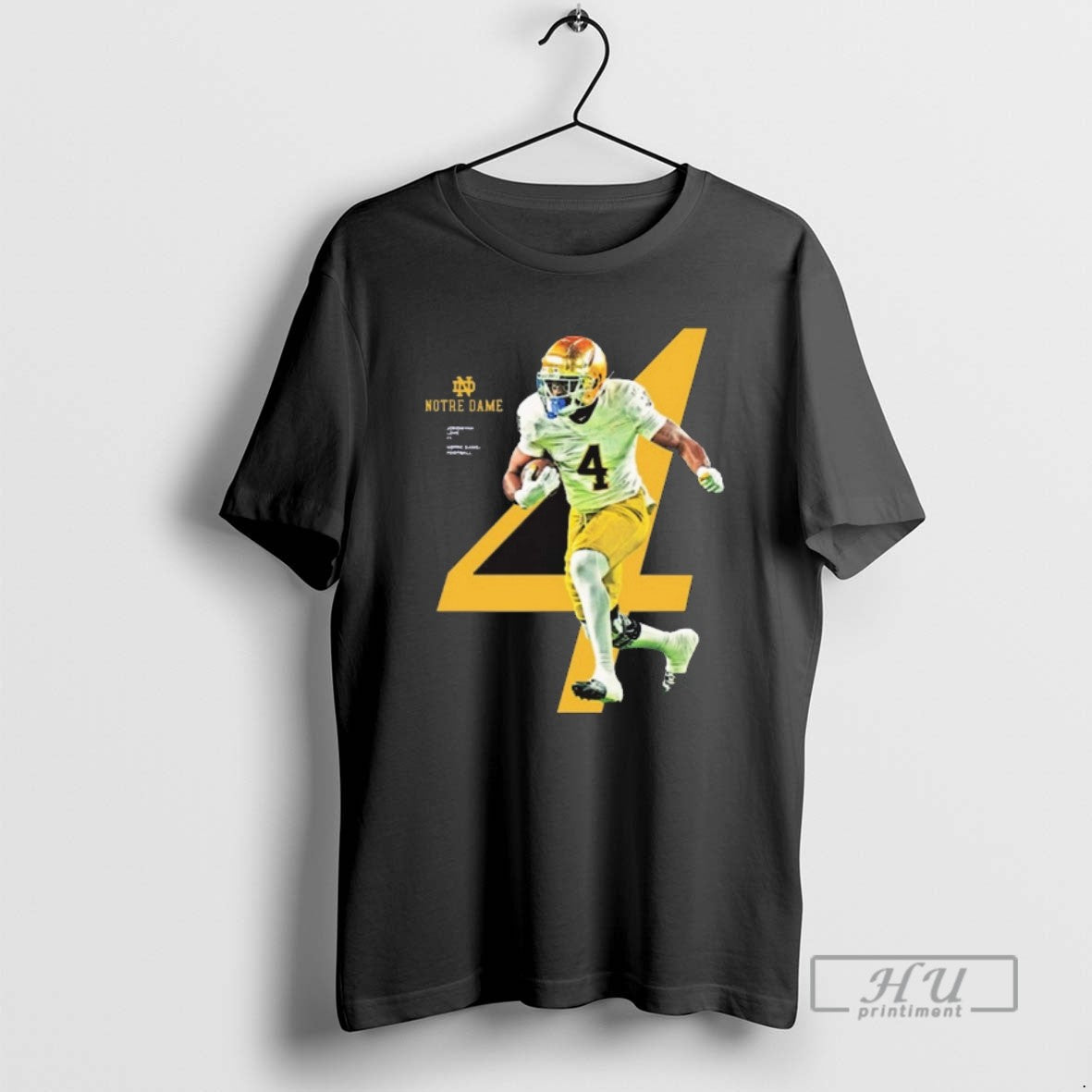 Officials Audric Estime Notre Dame Fighting Irish Football Breakthrough Series Nil Art T Shirt