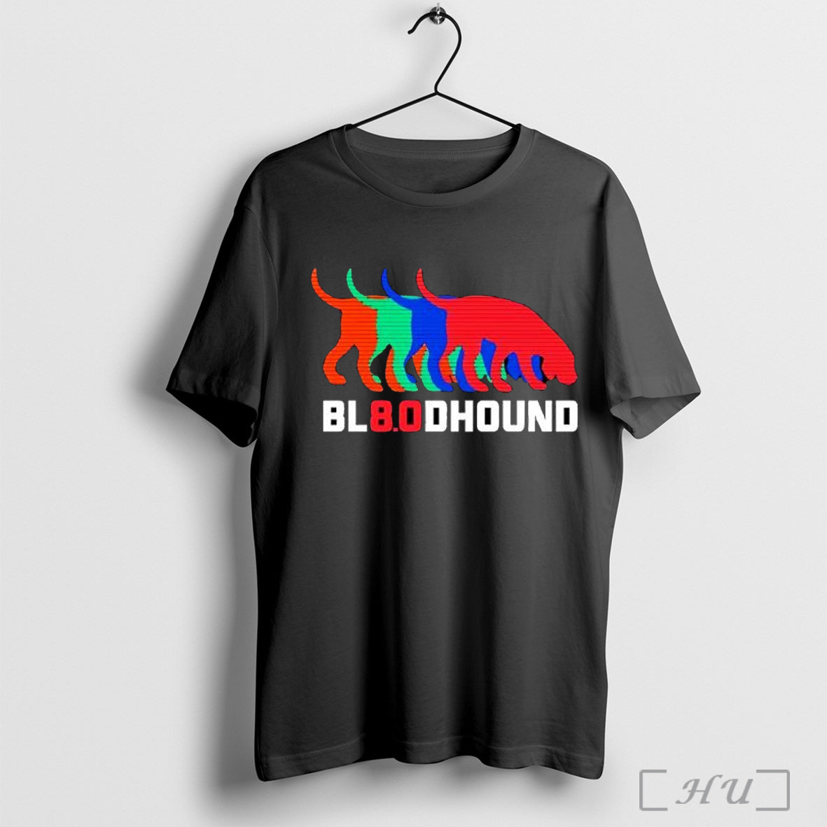 Officials Bloodhound 8 0 Logo T Shirt Unisex