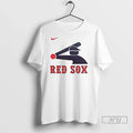 Officials Boston Red Sox Baseball Stickman 2 Sided T Shirts Unisex