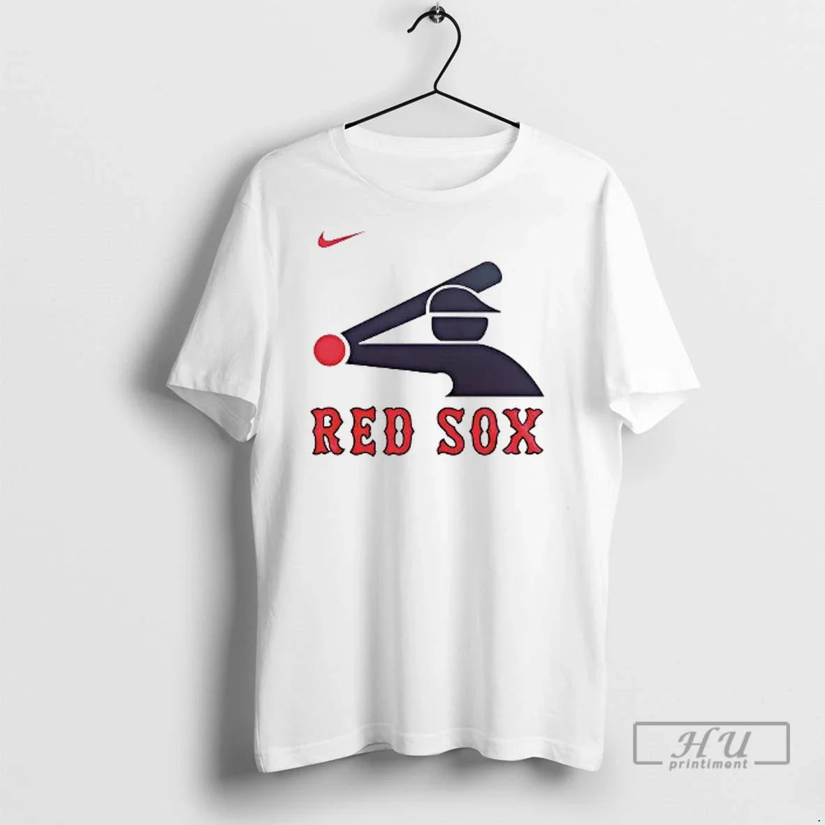 Officials Boston Red Sox Baseball Stickman 2 Sided T Shirts Unisex