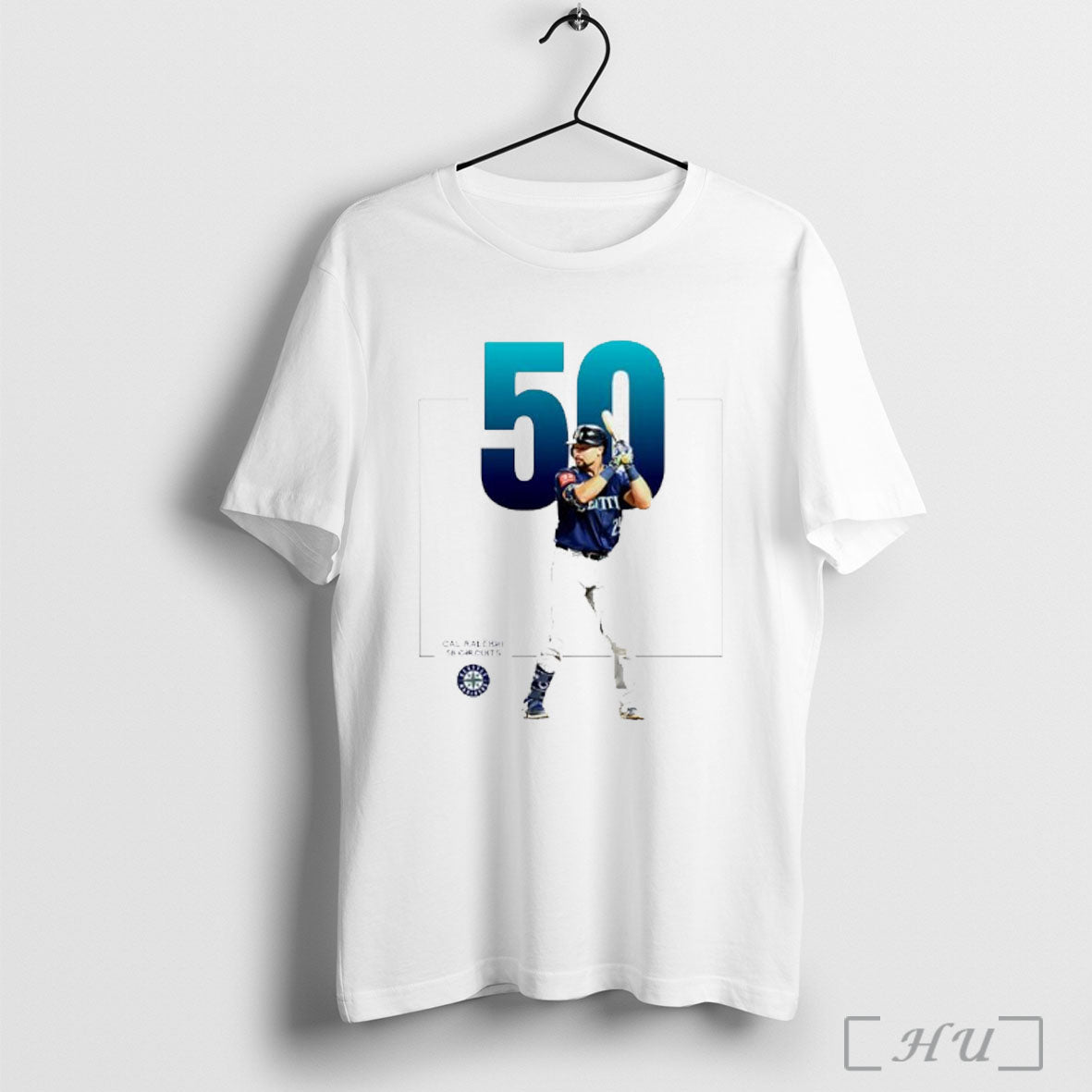Officials Cal Raleigh Seattle Mariners Baseball 50 Circuits Superstar Pose T Shirt Unisex
