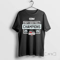Officials Cal State East Bay Pioneers Ccaa Mens Basketball Regular Season Champions Premium T Shirts