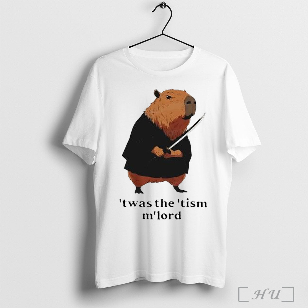 Officials Capybara Twas The Tism Mlord T Shirt Unisex
