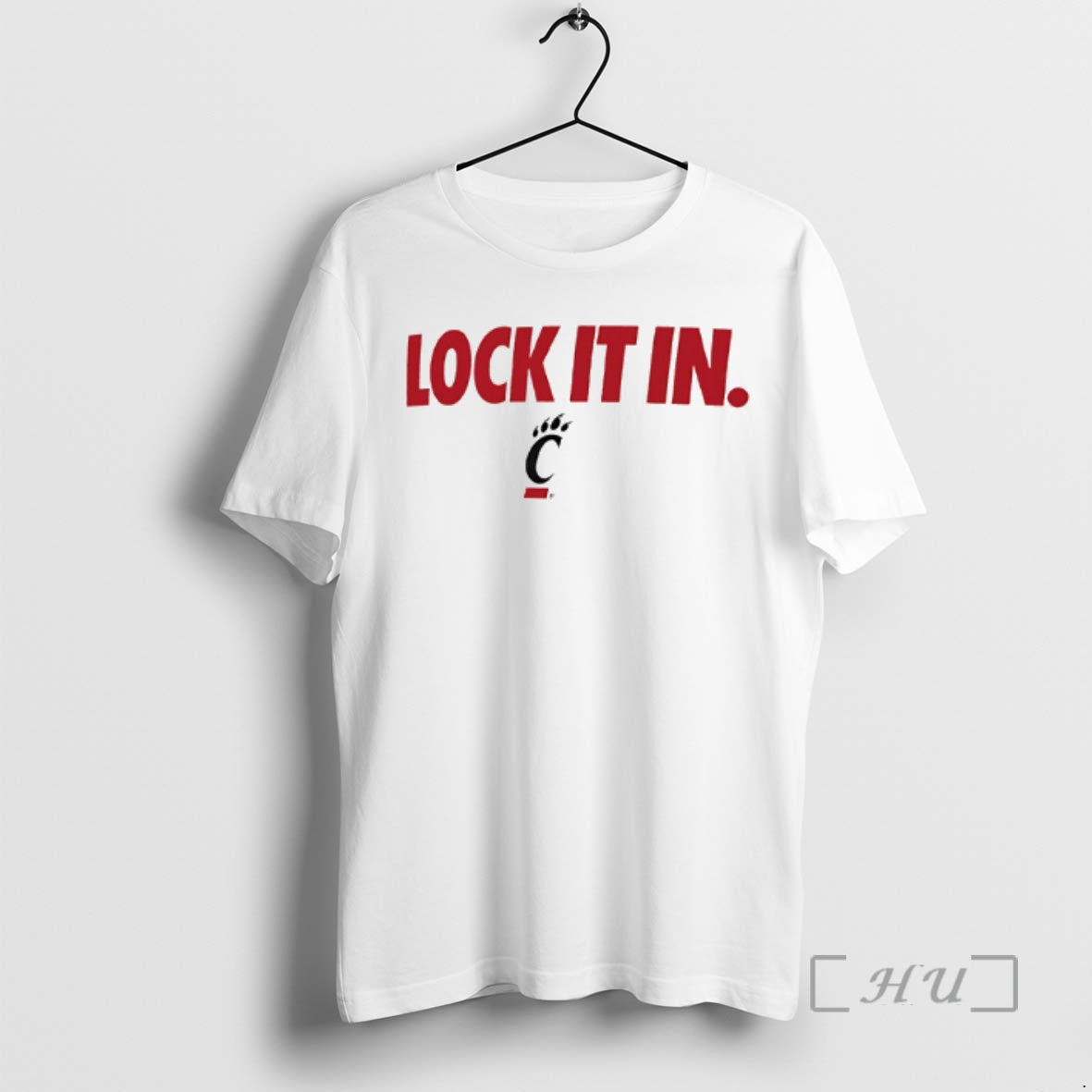 Officials Cincinnati Bearcats Lock It In Logo Unisex